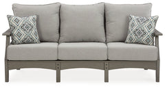 Visola Outdoor Sofa with Cushion - furniture place usa