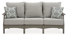 Visola Outdoor Sofa with Coffee Table - furniture place usa