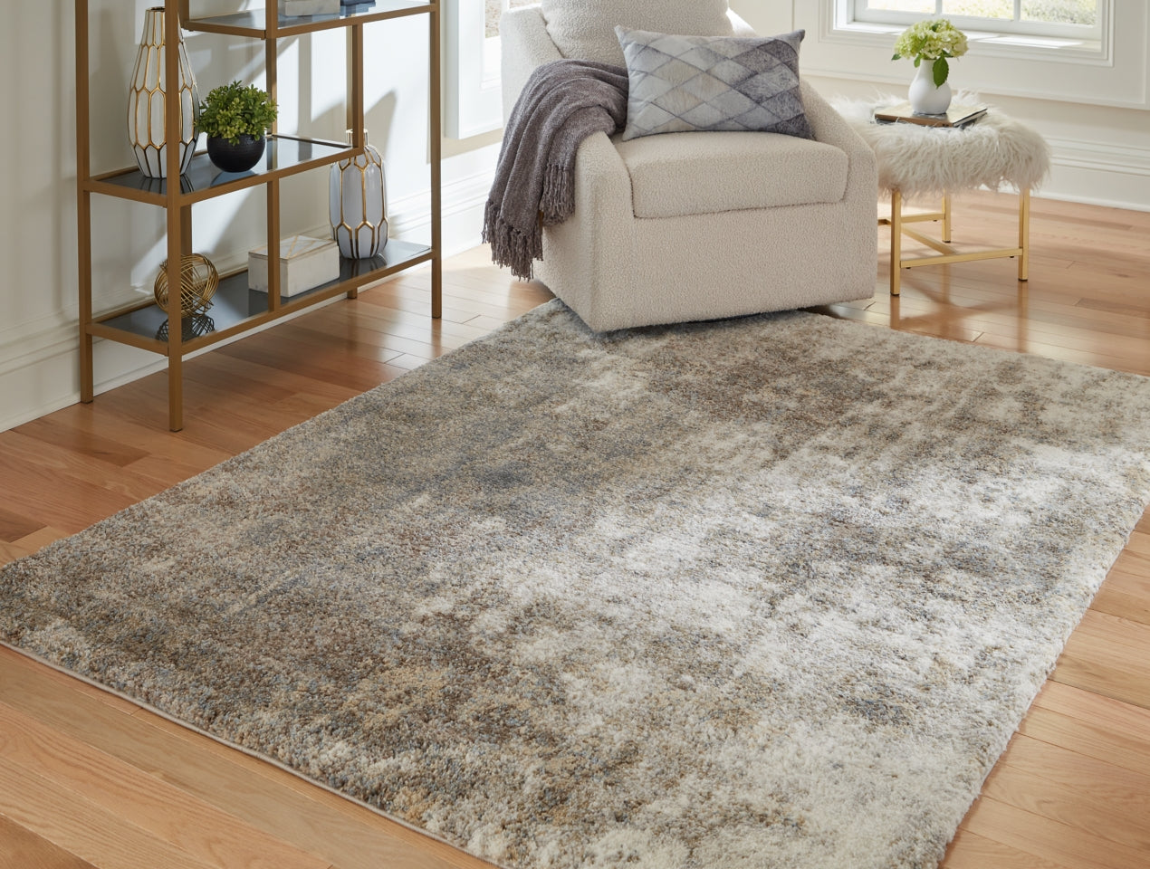 Pearidge 5'3" x 7' Rug - furniture place usa