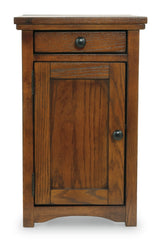Laflorn Chairside End Table with USB Ports & Outlets - furniture place usa