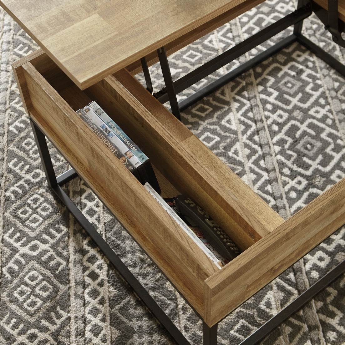 Gerdanet Lift-Top Coffee Table - furniture place usa