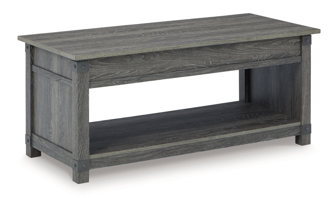 Freedan Coffee Table with 2 End Tables - furniture place usa