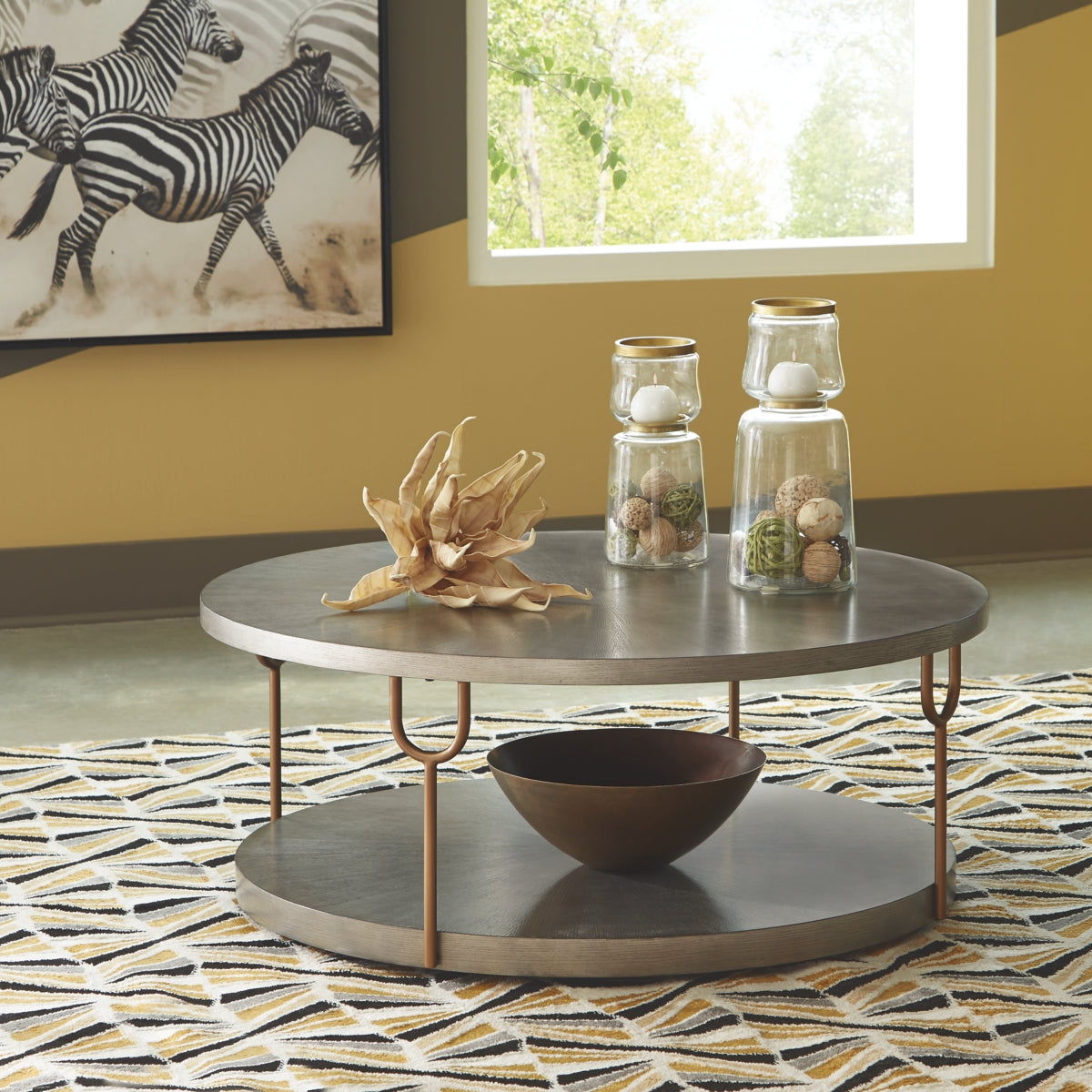 Ranoka Coffee Table with 2 End Tables - furniture place usa