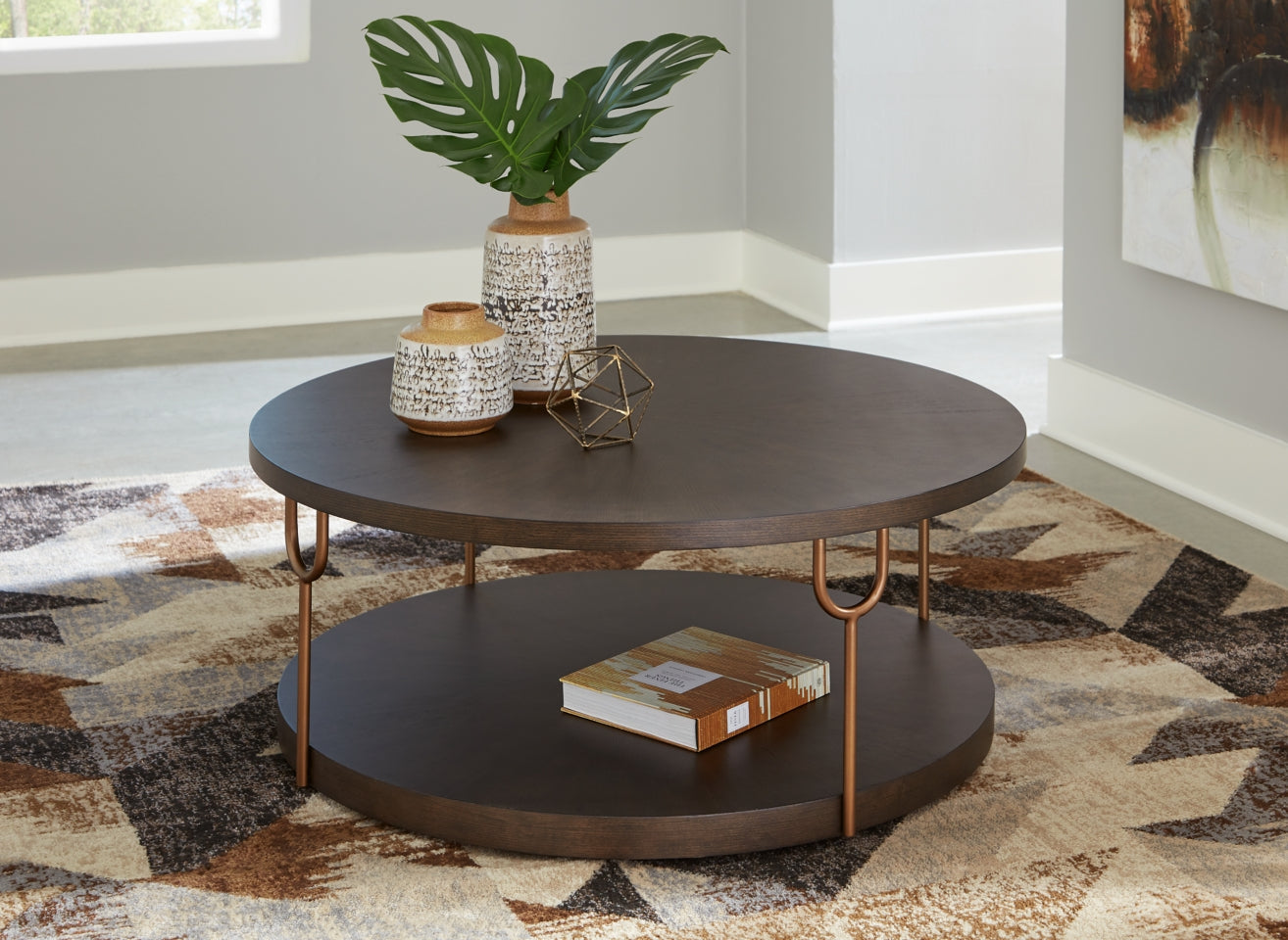 Brazburn Coffee Table with 2 End Tables - furniture place usa