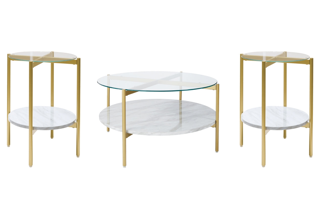 Wynora Coffee Table with 2 End Tables - furniture place usa