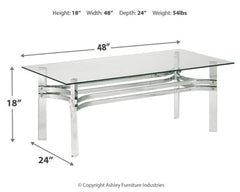 Braddoni Coffee Table with 2 End Tables - furniture place usa