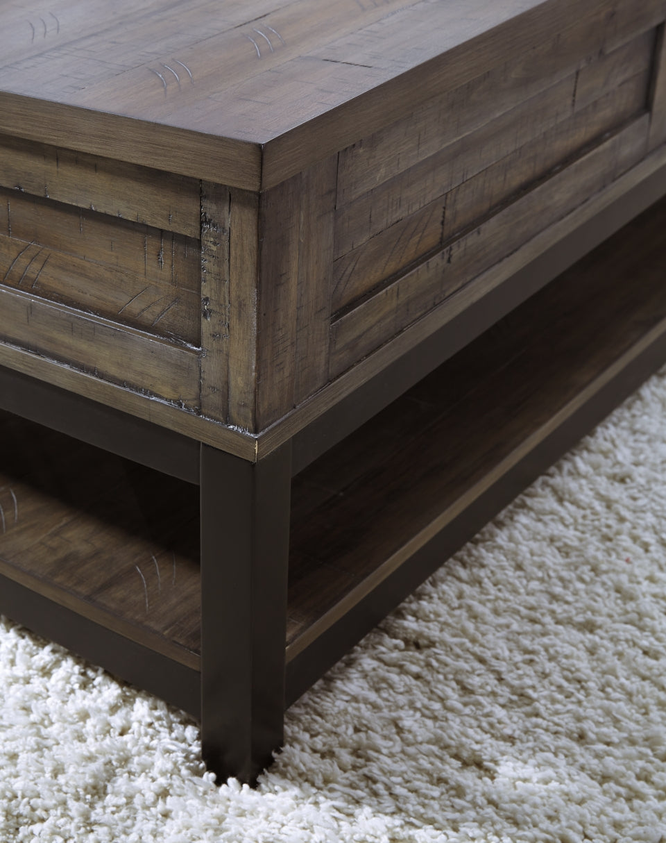 Johurst Coffee Table with Lift Top - furniture place usa