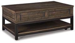 Johurst Coffee Table with Lift Top - furniture place usa