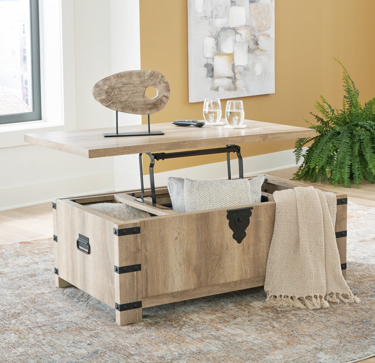 Calaboro Coffee Table with 1 End Table - furniture place usa