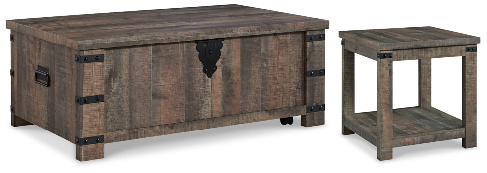 Hollum Coffee Table with 1 End Table - furniture place usa