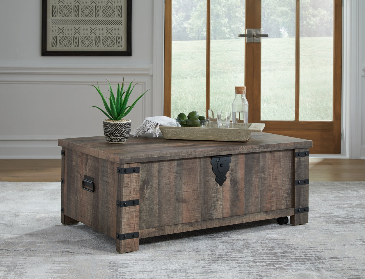 Hollum Coffee Table with 1 End Table - furniture place usa