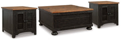 Valebeck Coffee Table with 2 End Tables - PKG007200 - furniture place usa