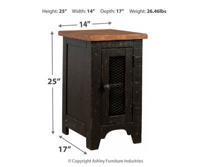 Valebeck Coffee Table and 2 Chairside End Tables - furniture place usa