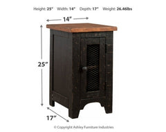 Valebeck Coffee Table and 2 Chairside End Tables - furniture place usa