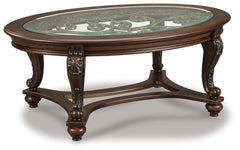 Norcastle Coffee Table and 2 End Tables - furniture place usa