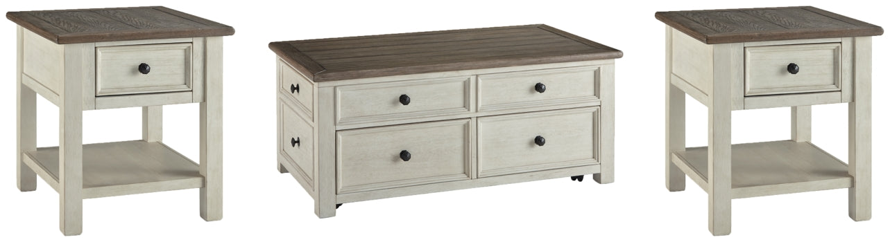 Bolanburg Coffee Table with 2 End Tables - PKG007250 - furniture place usa