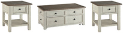 Bolanburg Coffee Table with 2 End Tables - PKG007250 - furniture place usa