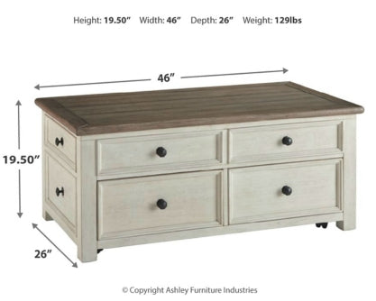 Bolanburg Coffee Table with 1 End Table - PKG008657 - furniture place usa