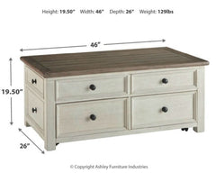 Bolanburg Coffee Table with 1 End Table - PKG008657 - furniture place usa