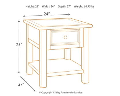 Bolanburg Coffee Table with 2 End Tables - PKG007250 - furniture place usa