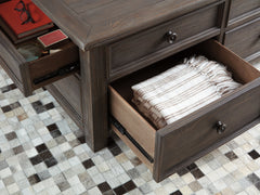 Wyndahl Coffee Table with 2 End Tables - PKG007253 - furniture place usa