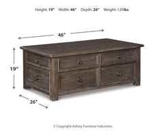 Wyndahl Coffee Table with 2 End Tables - PKG007253 - furniture place usa
