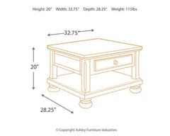 Porter Coffee Table with 2 End Tables - furniture place usa