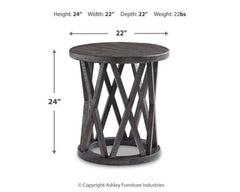 Sharzane Coffee Table with 2 End Tables - furniture place usa