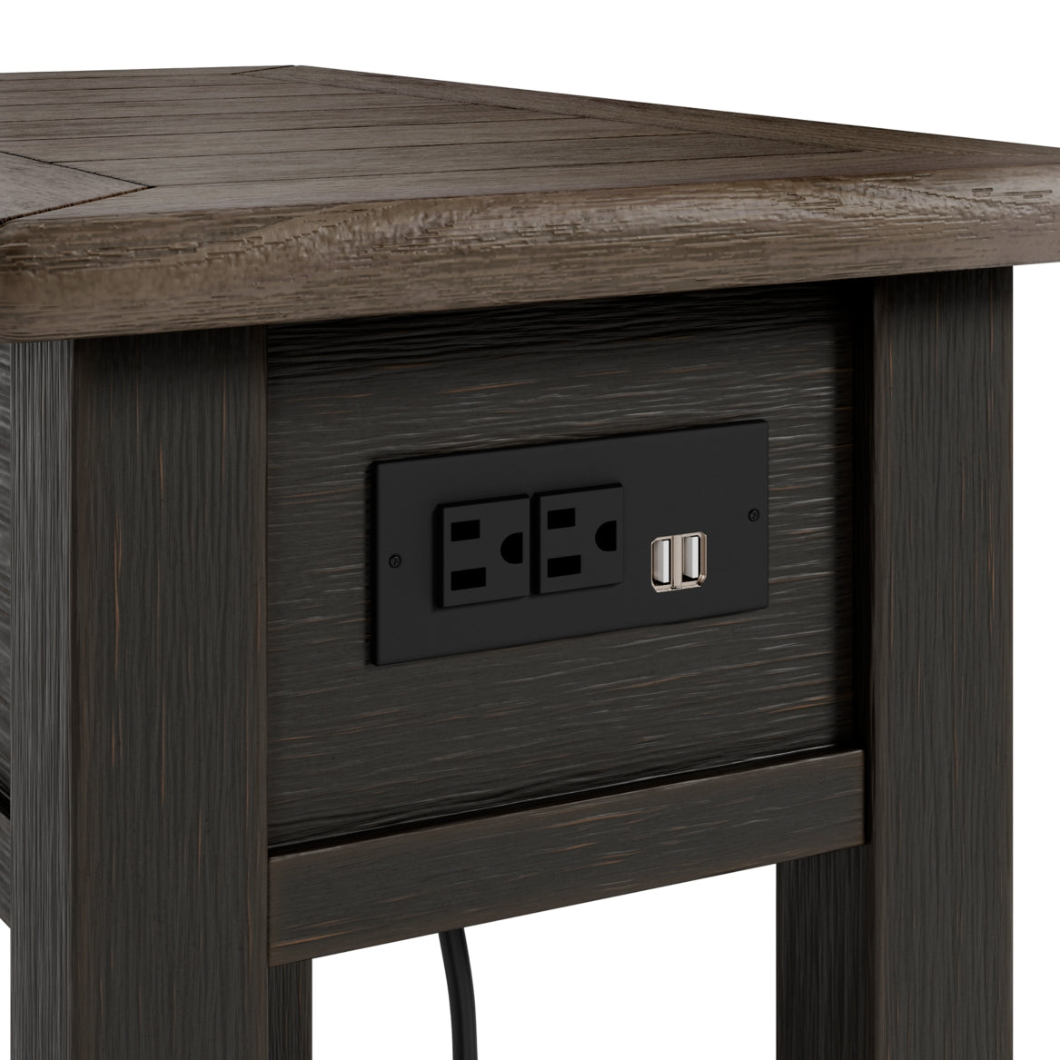 Tyler Creek Chairside End Table - furniture place usa