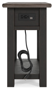 Tyler Creek Chairside End Table - furniture place usa