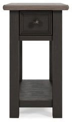 Tyler Creek Chairside End Table - furniture place usa