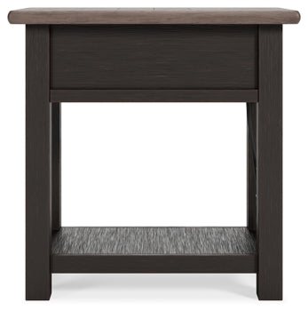 Tyler Creek Chairside End Table - furniture place usa
