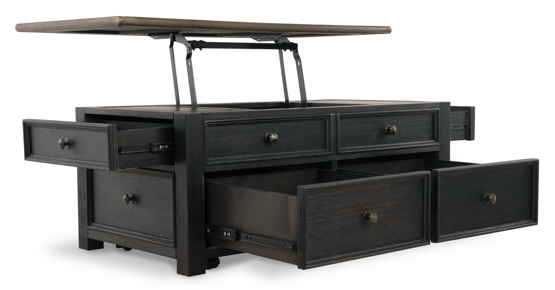 Tyler Creek Coffee Table with Lift Top - furniture place usa