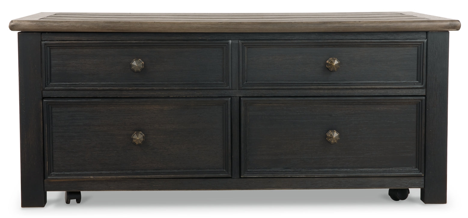 Tyler Creek Coffee Table with Lift Top - furniture place usa