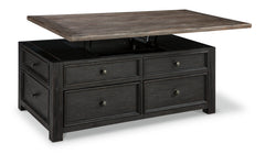 Tyler Creek Coffee Table with Lift Top - furniture place usa