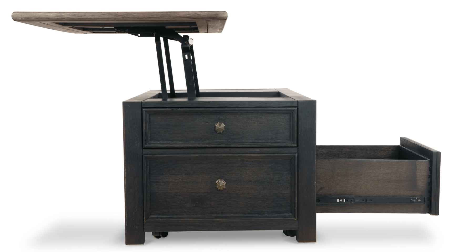 Tyler Creek Coffee Table with Lift Top - furniture place usa
