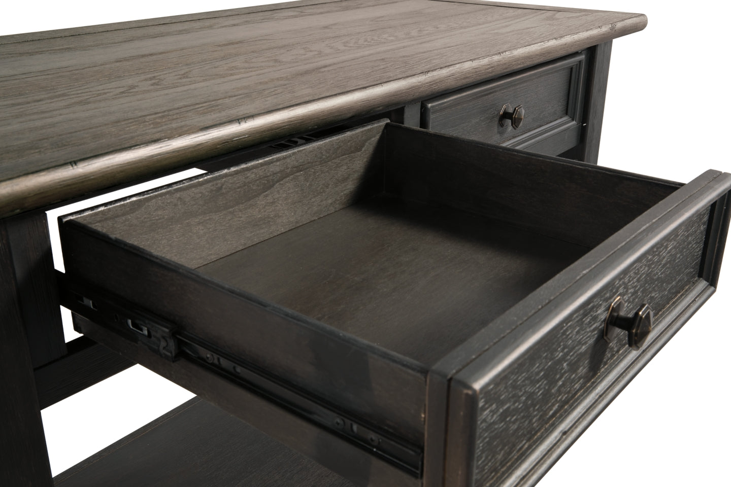 Tyler Creek Sofa/Console Table - furniture place usa