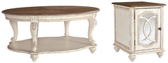 Realyn Coffee Table with 1 End Table - PKG008637 - furniture place usa