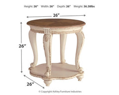 Realyn Coffee Table with 2 End Tables - PKG007270 - furniture place usa