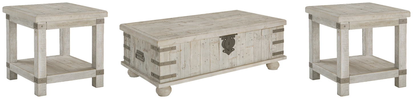 Carynhurst Coffee Table and 2 End Tables - furniture place usa