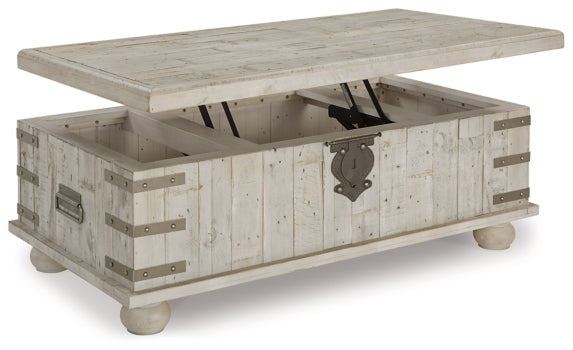 Carynhurst Coffee Table with Lift Top - furniture place usa