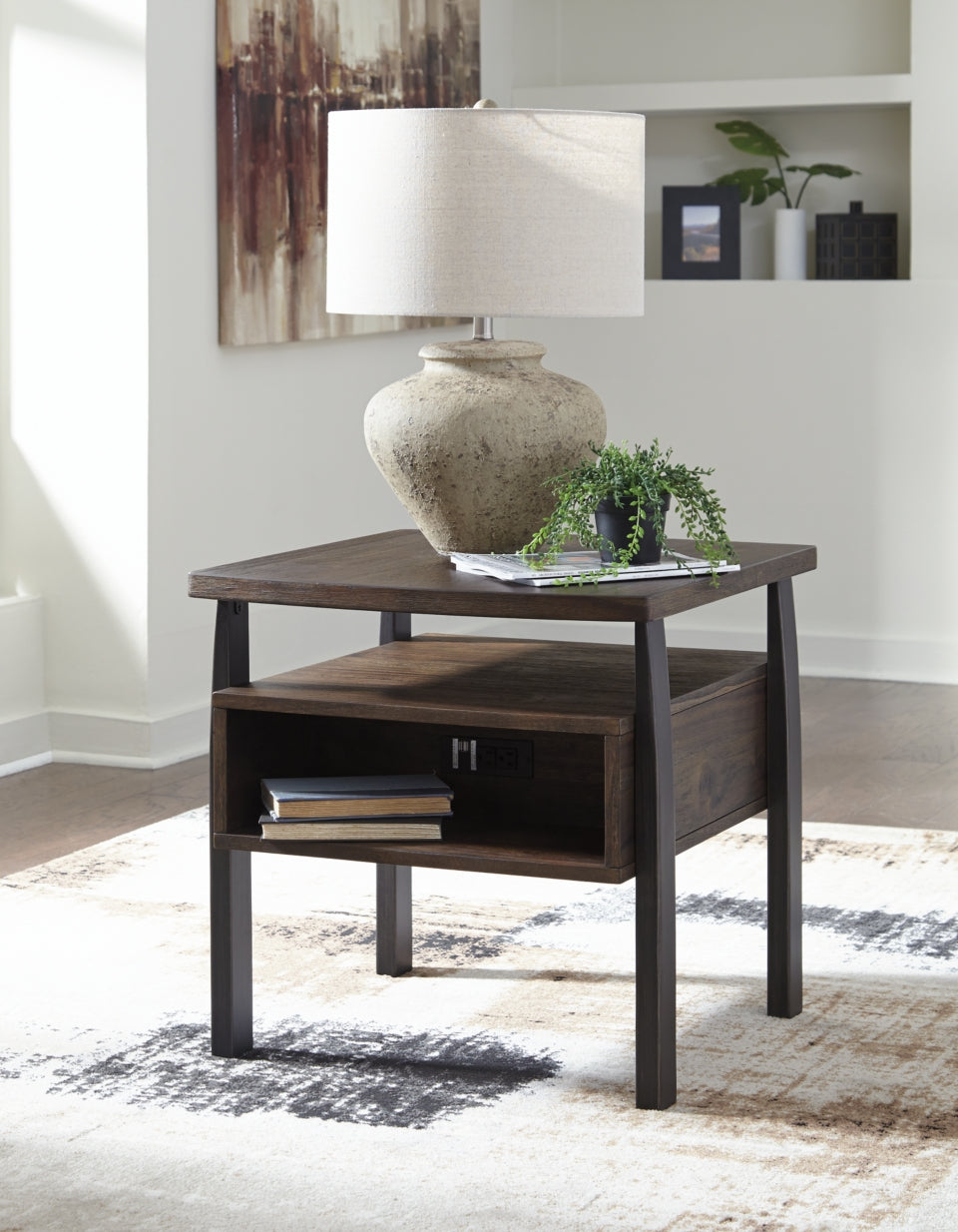 Vailbry End Table - furniture place usa