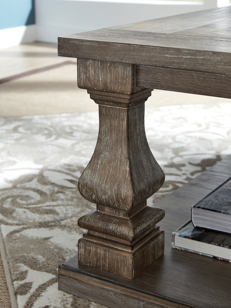 Johnelle Coffee Table with 2 End Tables - furniture place usa