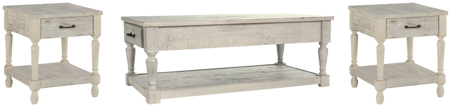 Shawnalore Coffee Table with 2 End Tables - PKG007162 - furniture place usa