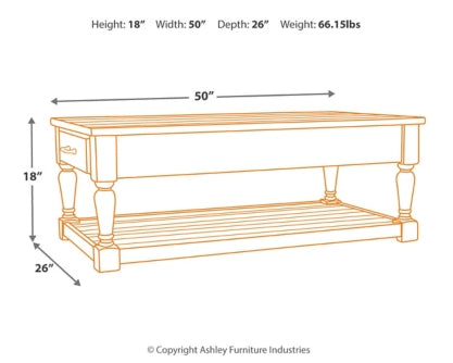 Shawnalore Coffee Table with 2 End Tables - PKG007162 - furniture place usa