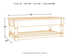 Shawnalore Coffee Table with 2 End Tables - PKG007162 - furniture place usa