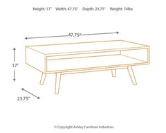 Kisper Coffee Table with 2 End Tables - furniture place usa