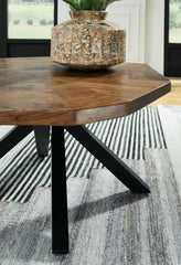 Haileeton Coffee Table with 2 End Tables - furniture place usa