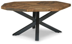 Haileeton Coffee Table with 2 End Tables - furniture place usa