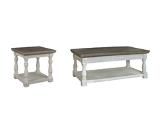 Havalance Outdoor Coffee Table with End Table - furniture place usa